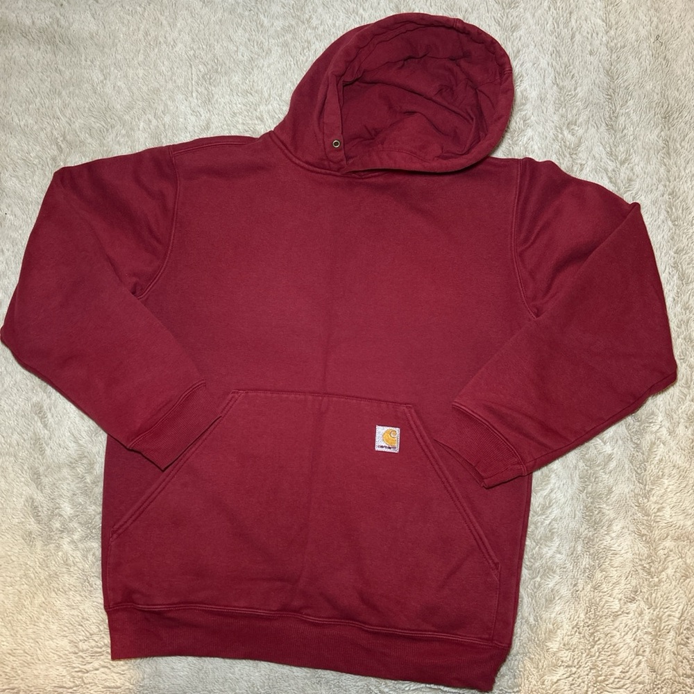 Carhartt Men's Red Hoodie Sweater